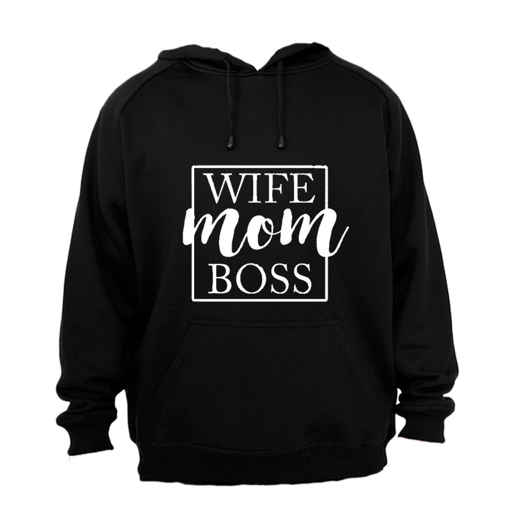 Wife mom boss sale sweatshirt