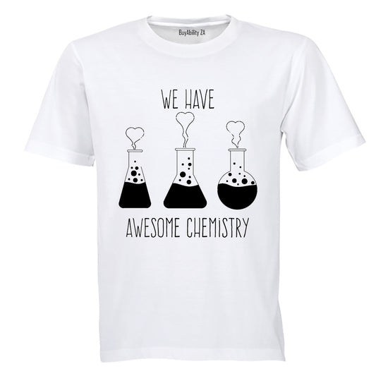 Awesome Chemistry - Valentine - Kids T-Shirt