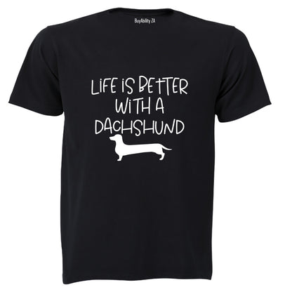 Better with a Dachshund - Adults - T-Shirt