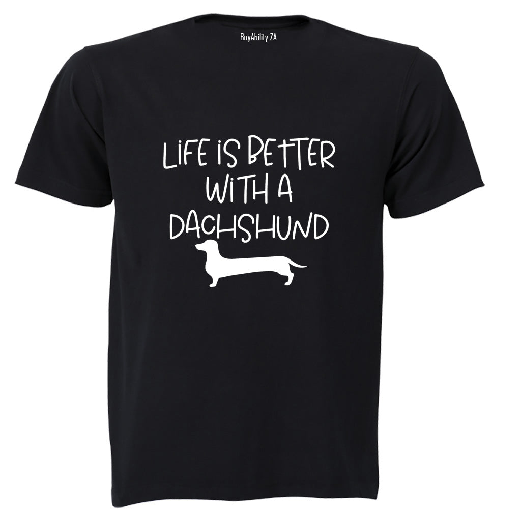 Better with a Dachshund - Kids T-Shirt