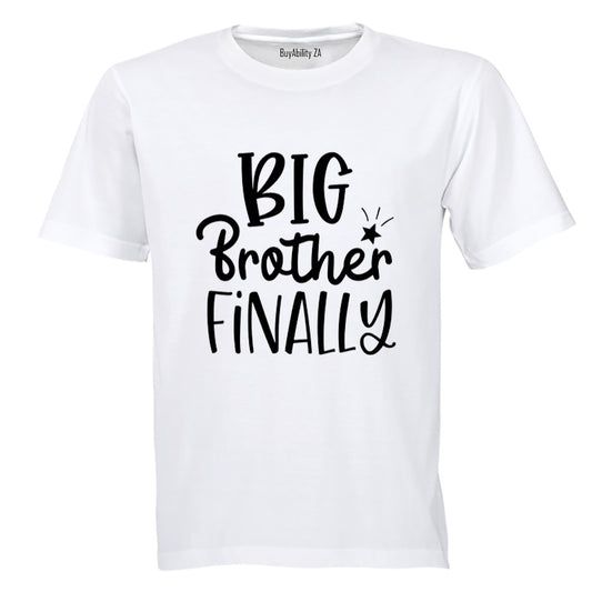 Big Brother - Finally - Kids T-Shirt