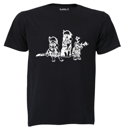 Christmas Dogs - Adults - T-Shirt