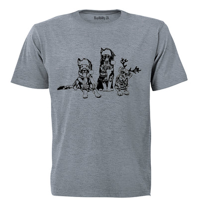 Christmas Dogs - Adults - T-Shirt