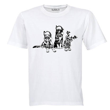 Christmas Dogs - Adults - T-Shirt