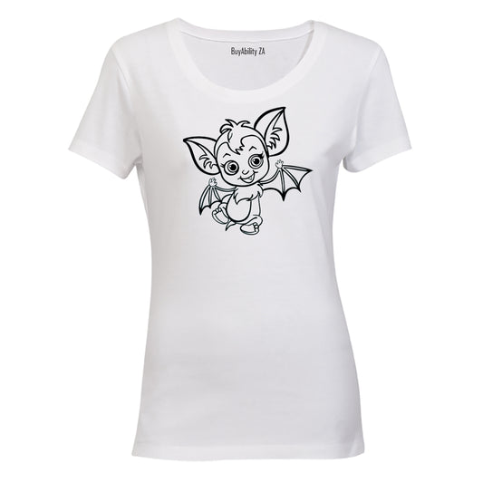 Cute Bat - Halloween - Ladies - T-Shirt