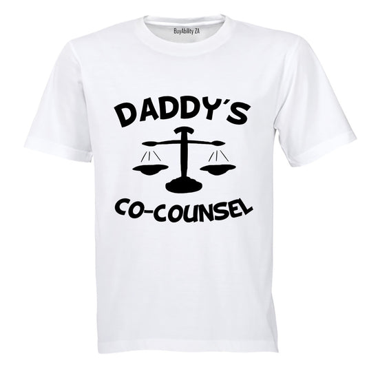 Daddy's Co-Counsel - Kids T-Shirt