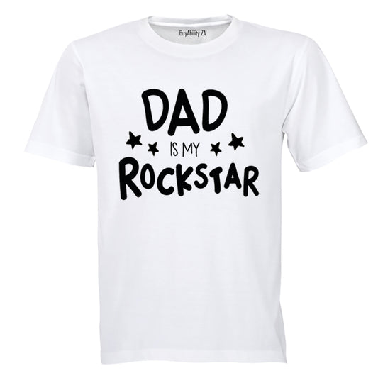 Dad is My Rockstar - Stars - Kids T-Shirt