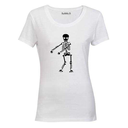 Dancing Skeleton - Halloween - Ladies - T-Shirt