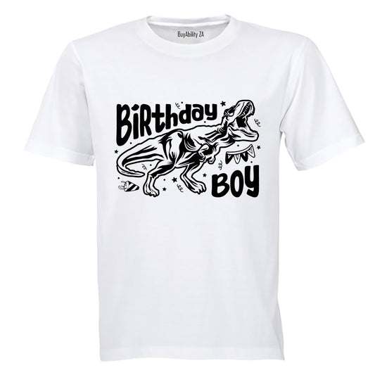 Dinosaur Birthday Boy - Kids T-Shirt