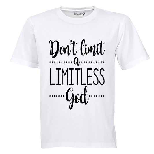 Don't limit a Limitless God! - Kids T-Shirt