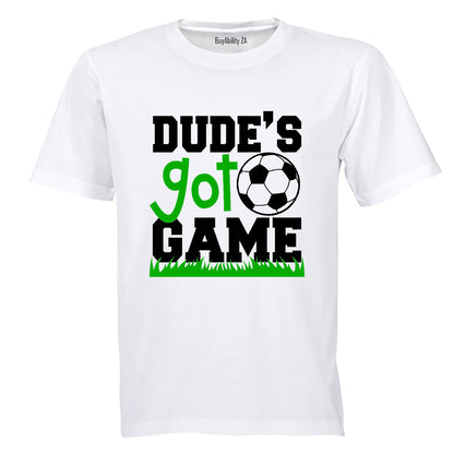 Dude's Got Game - Soccer - Kids T-Shirt