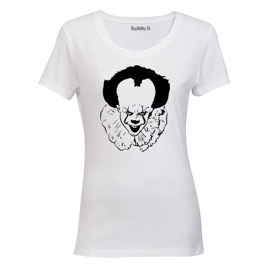 Evil Clown - Halloween - Ladies - T-Shirt