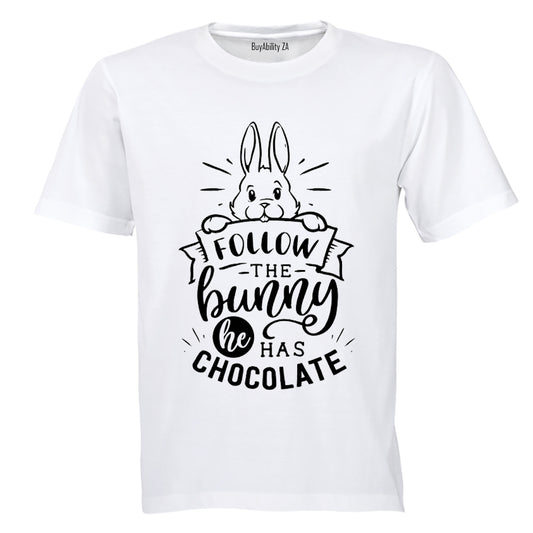 Follow The Bunny - Easter - Kids T-Shirt