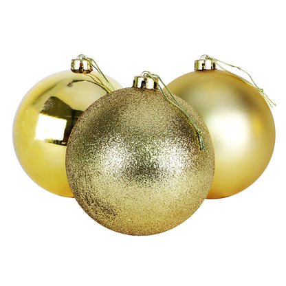 10pc Christmas Bauble - 6cm - GOLD