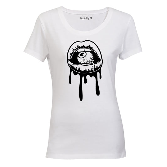 Halloween Eyeball - Ladies - T-Shirt