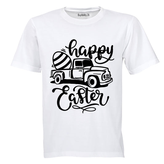 Happy Easter - Truck - Kids T-Shirt