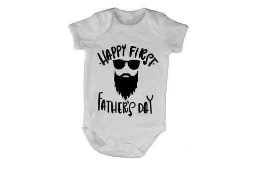 Happy Father's Day - Beard - Baby Grow - BuyAbility South Africa