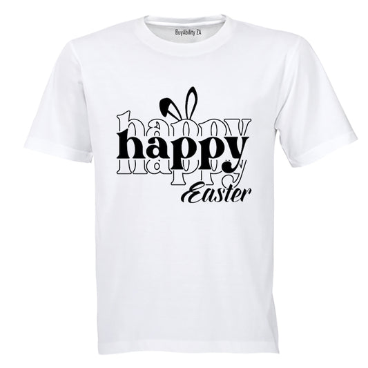 Happy Happy Easter - Adults - T-Shirt