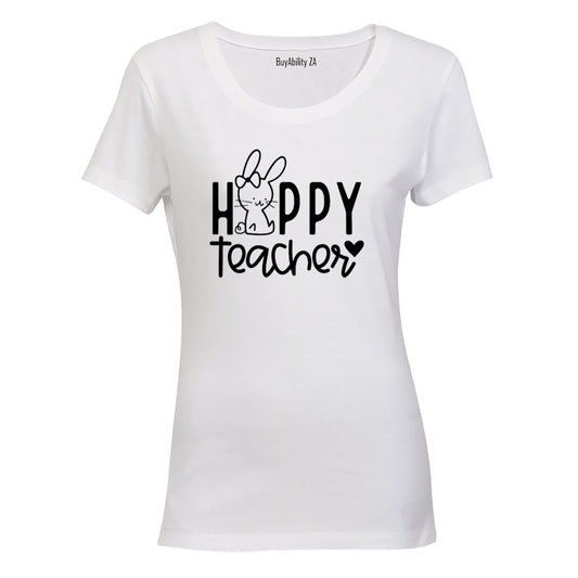 Happy Teacher - Easter - Ladies - T-Shirt