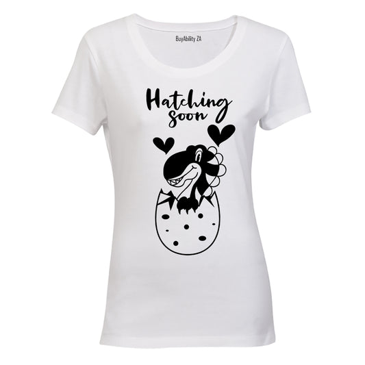 Hatching Soon - Mom to Be - Ladies - T-Shirt