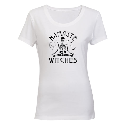 Namaste Witches - Skeleton - Ladies - T-Shirt - BuyAbility South Africa