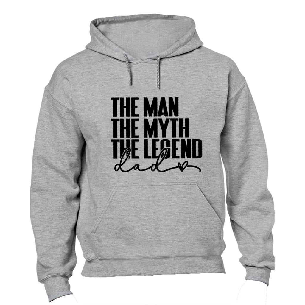 The Legend - Dad Heart - Hoodie - BuyAbility South Africa