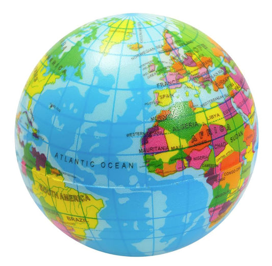 1pc World Map Stress Ball