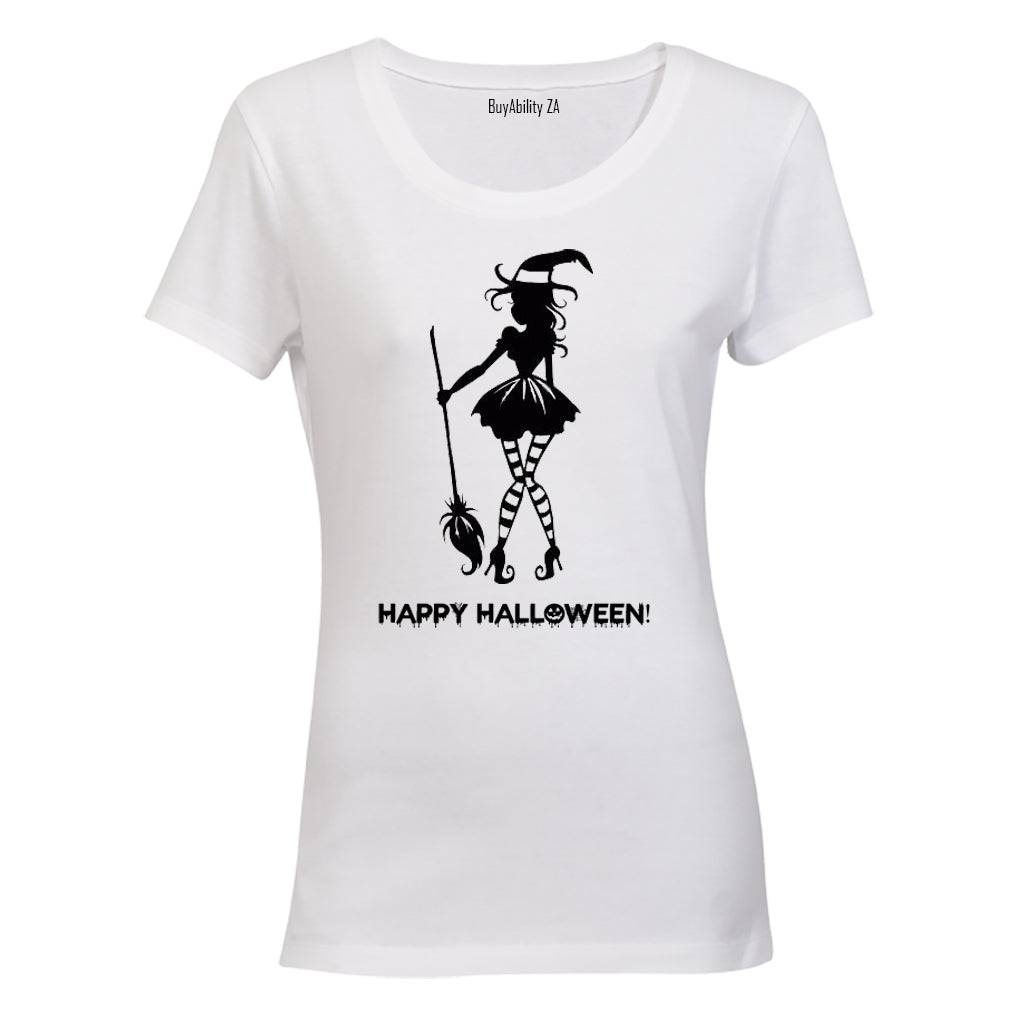 Witch, Happy Halloween - Halloween Inspired! - Ladies - T-Shirt