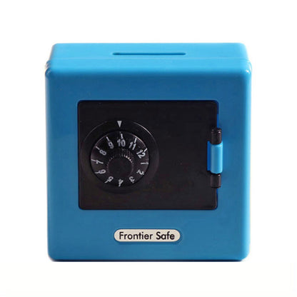 Mini Piggy Bank Safe - Blue