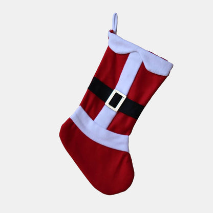 Santa's Christmas Stocking With Belt & Buckle (435mm x 280mm) - BuyAbility