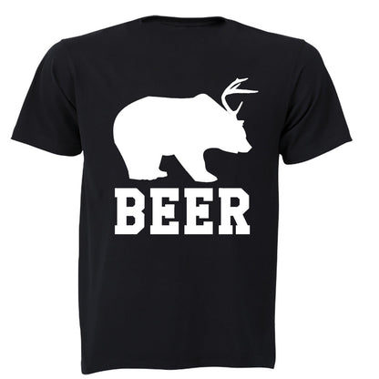Beer - Bear + Deer - Adults - T-Shirt - BuyAbility South Africa
