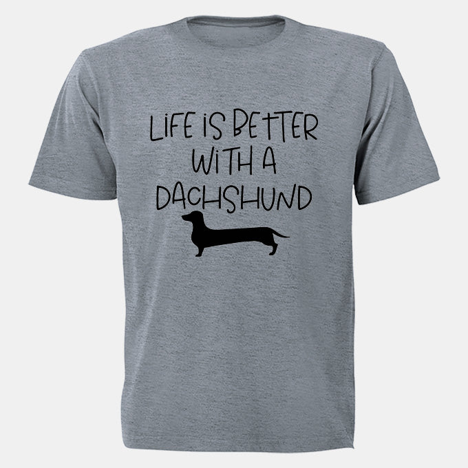 Better with a Dachshund - Kids T-Shirt - BuyAbility South Africa