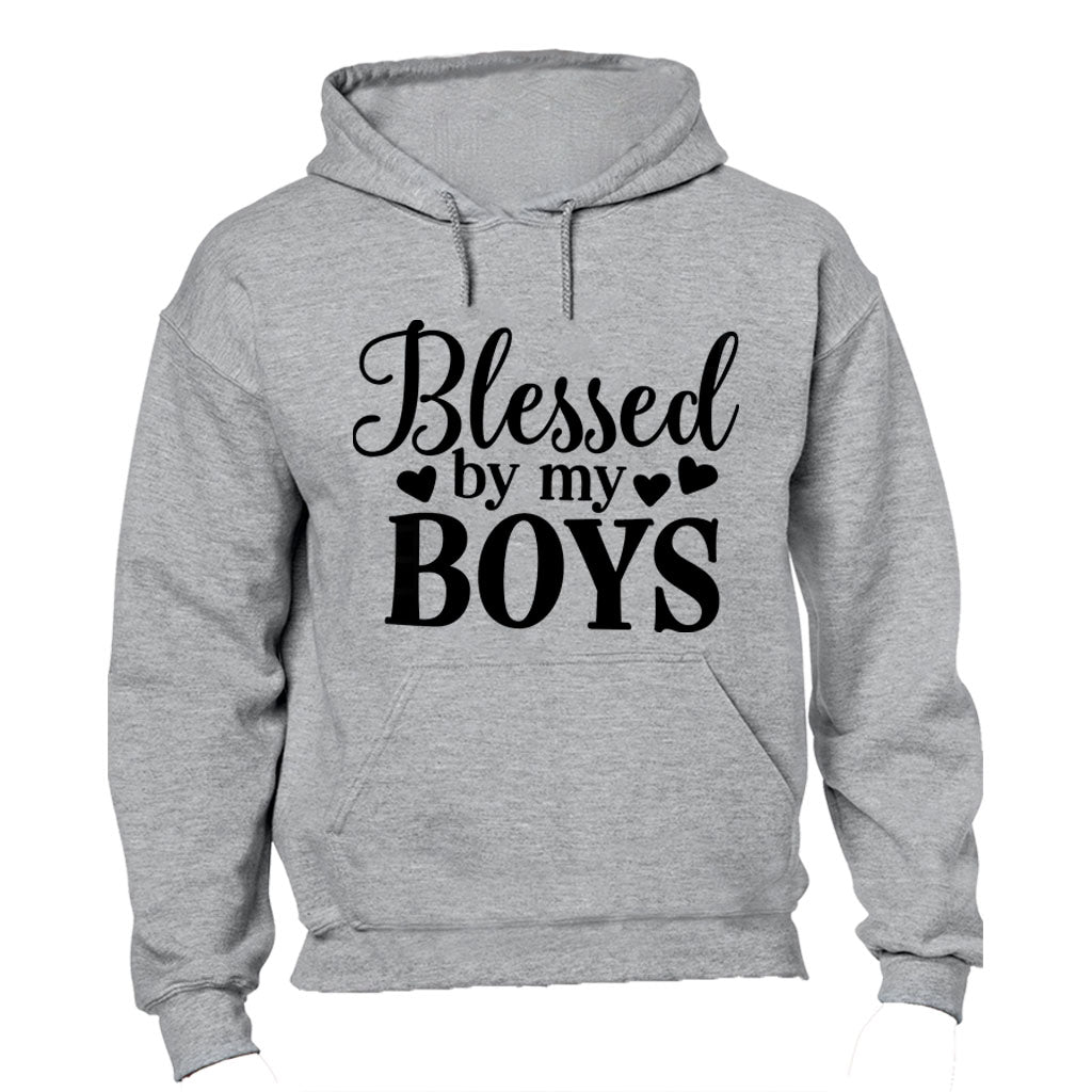 Blessed by my Boys - Hoodie - BuyAbility South Africa