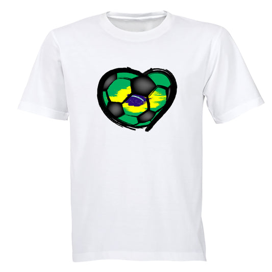 Brazil - Soccer Inspired - Kids T-Shirt - BuyAbility South Africa