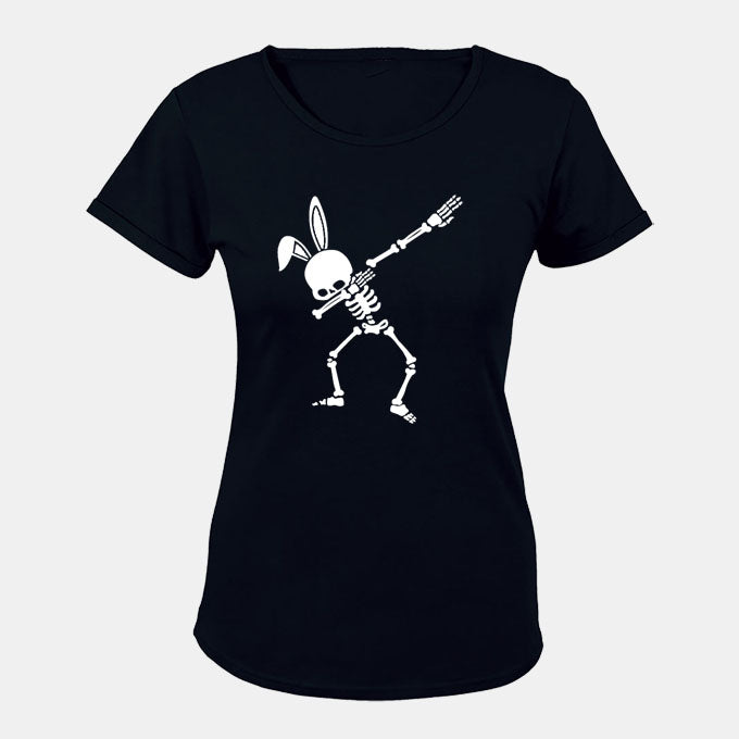 Dabbing Easter Skeleton - Ladies - T-Shirt - BuyAbility South Africa