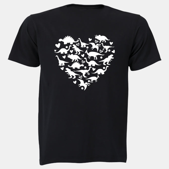 Dinosaur Heart - Adults - T-Shirt - BuyAbility South Africa