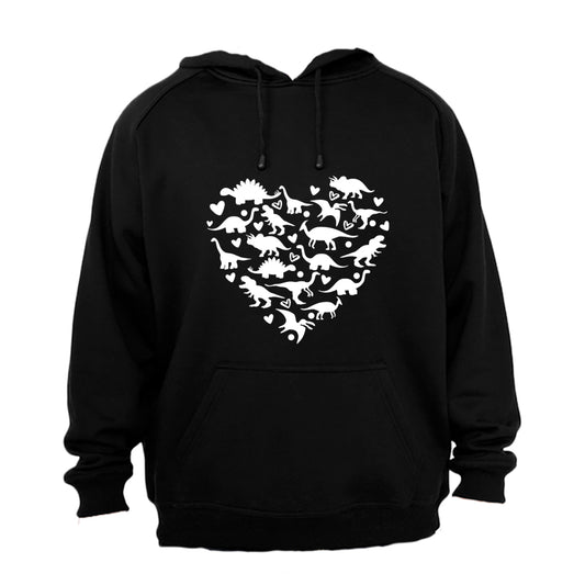 Dinosaur Heart - Hoodie - BuyAbility South Africa