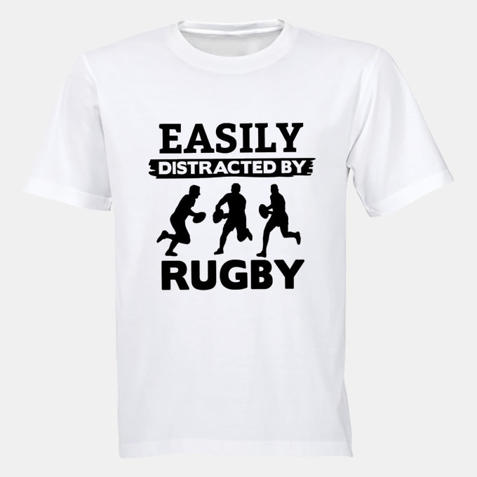 Easily Distracted by RUGBY - Kids T-Shirt - BuyAbility South Africa