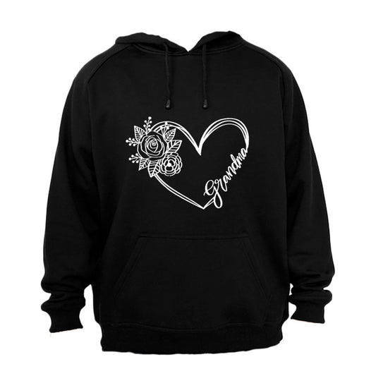 Grandma - Floral Heart - Hoodie - BuyAbility South Africa