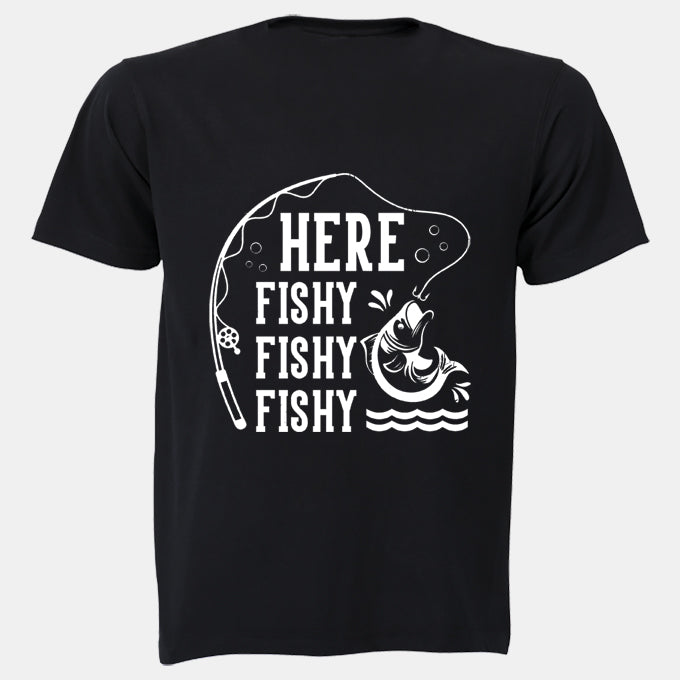 Here Fishy Fishy - Kids T-Shirt - BuyAbility South Africa