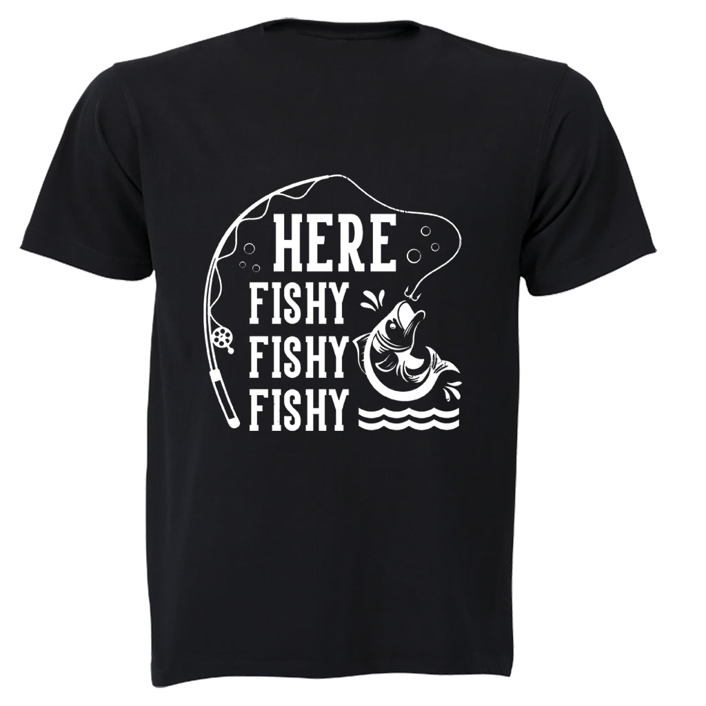 Here Fishy Fishy - Kids T-Shirt - BuyAbility South Africa