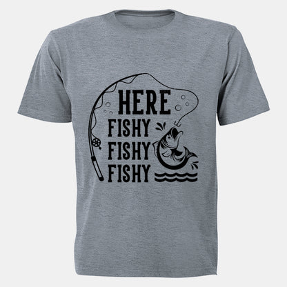 Here Fishy Fishy - Kids T-Shirt - BuyAbility South Africa