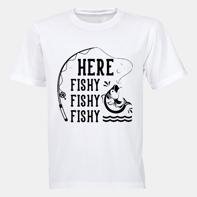 Here Fishy Fishy - Kids T-Shirt - BuyAbility South Africa