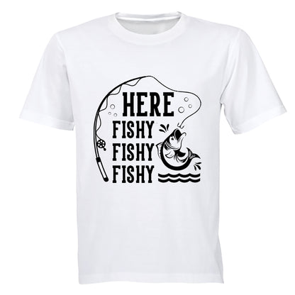 Here Fishy Fishy - Kids T-Shirt - BuyAbility South Africa