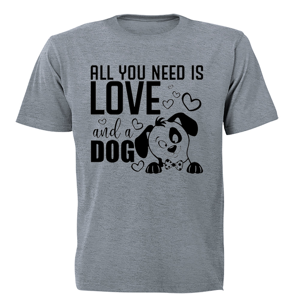 Love & A Dog - Adults - T-Shirt - BuyAbility South Africa