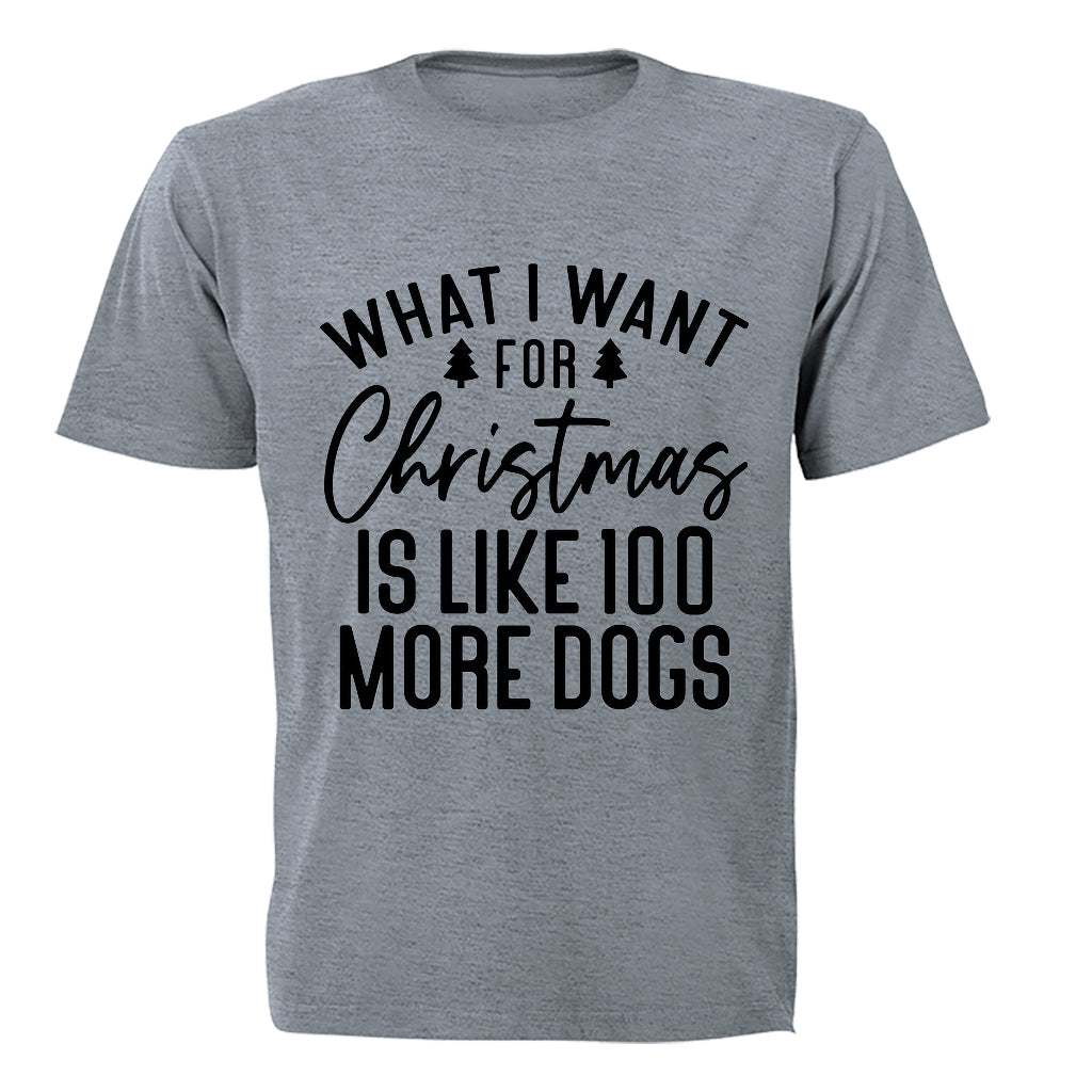 More Dogs - Christmas - Adults - T-Shirt - BuyAbility South Africa