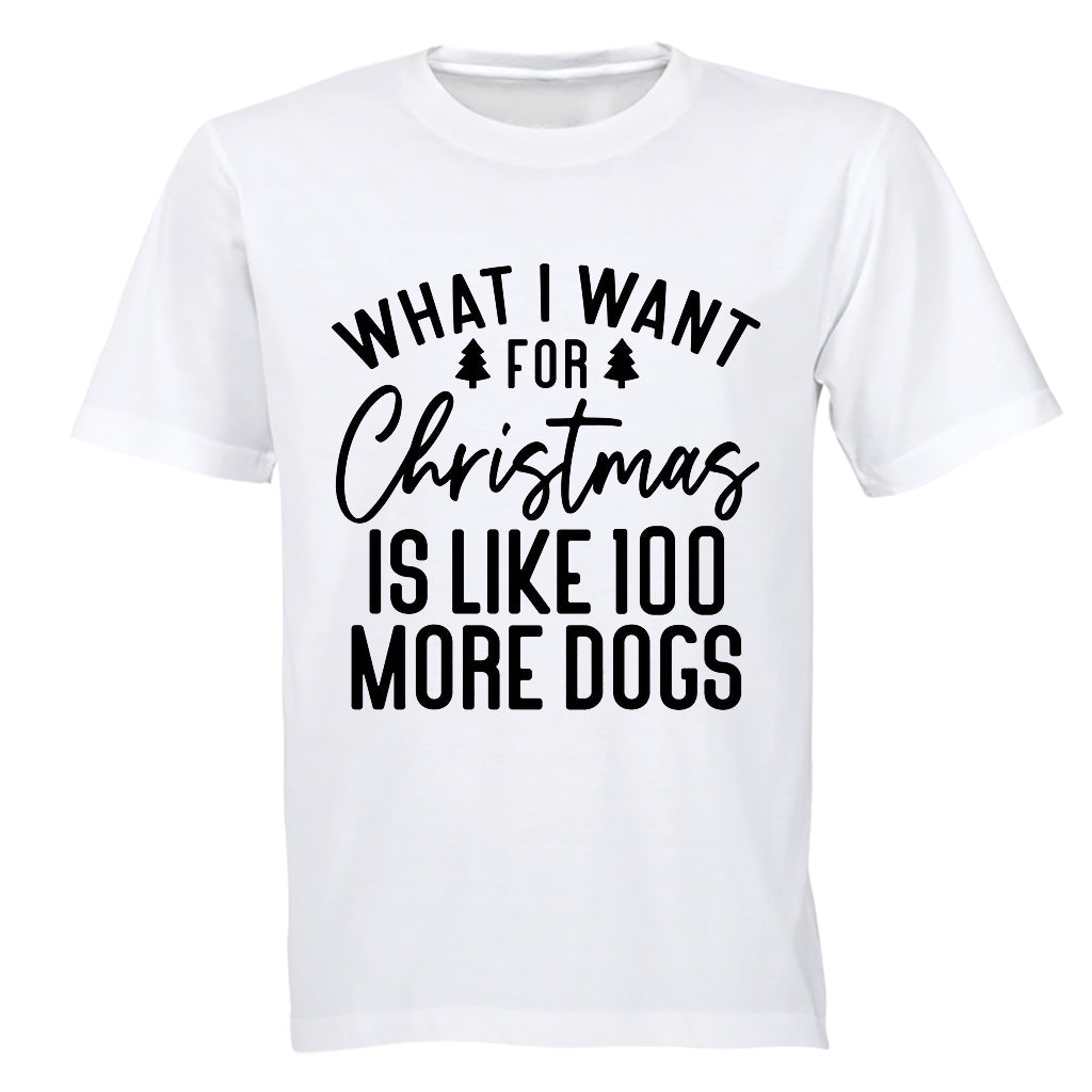 More Dogs - Christmas - Adults - T-Shirt - BuyAbility South Africa