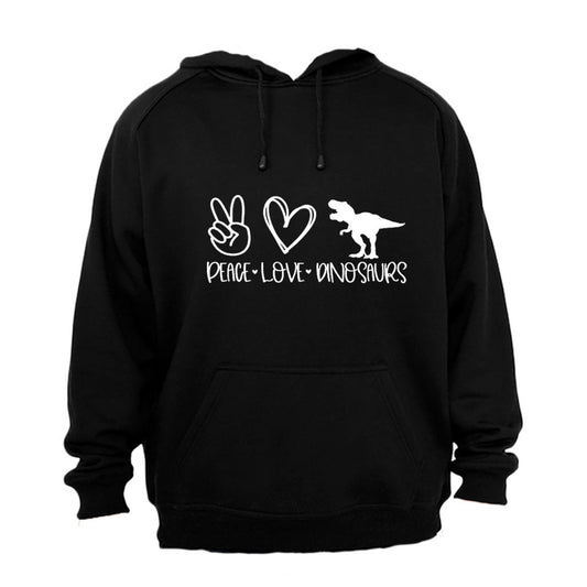 Peace. Love. Dinosaurs - Hoodie - BuyAbility South Africa