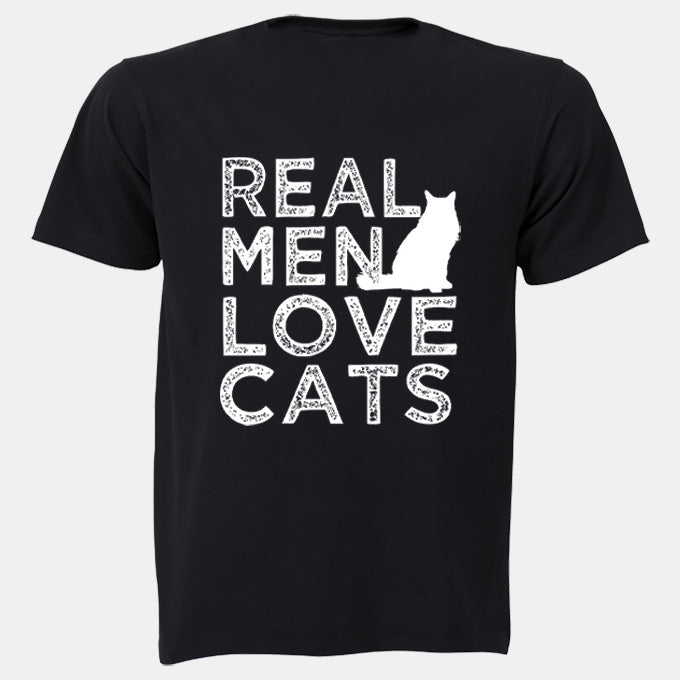 Real Men Love Cats - Adults - T-Shirt - BuyAbility South Africa