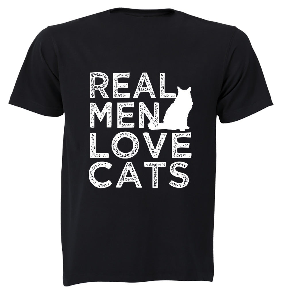 Real Men Love Cats - Adults - T-Shirt - BuyAbility South Africa